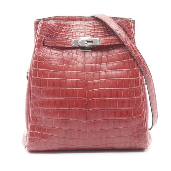 Hermès Handbags - Hermes Kelly Sports MM Niloticus Mat Shoulder Bag